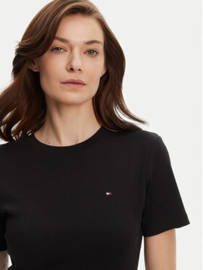 Tommy Hilfiger Sukienka codzienna New Cody WW0WW42721 Czarny Slim Fit