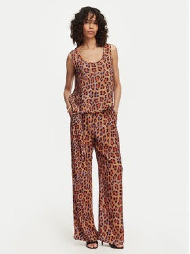 LOLA CASADEMUNT Top MS2615033 Brązowy Regular Fit