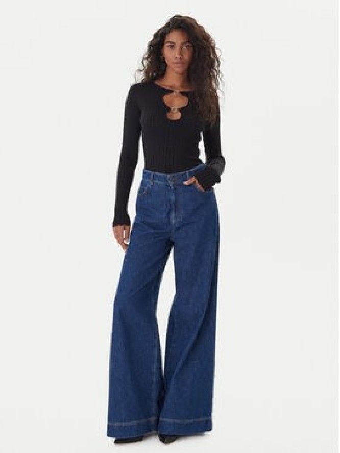 Fracomina Sweter FS25WT7021K501Q7 Czarny Slim Fit