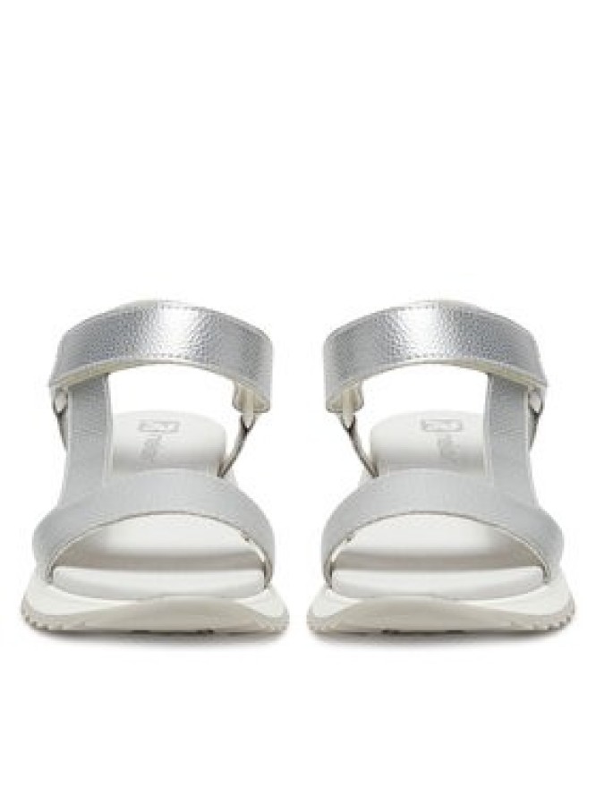 Rieker Sandały W2951-90 Srebrny