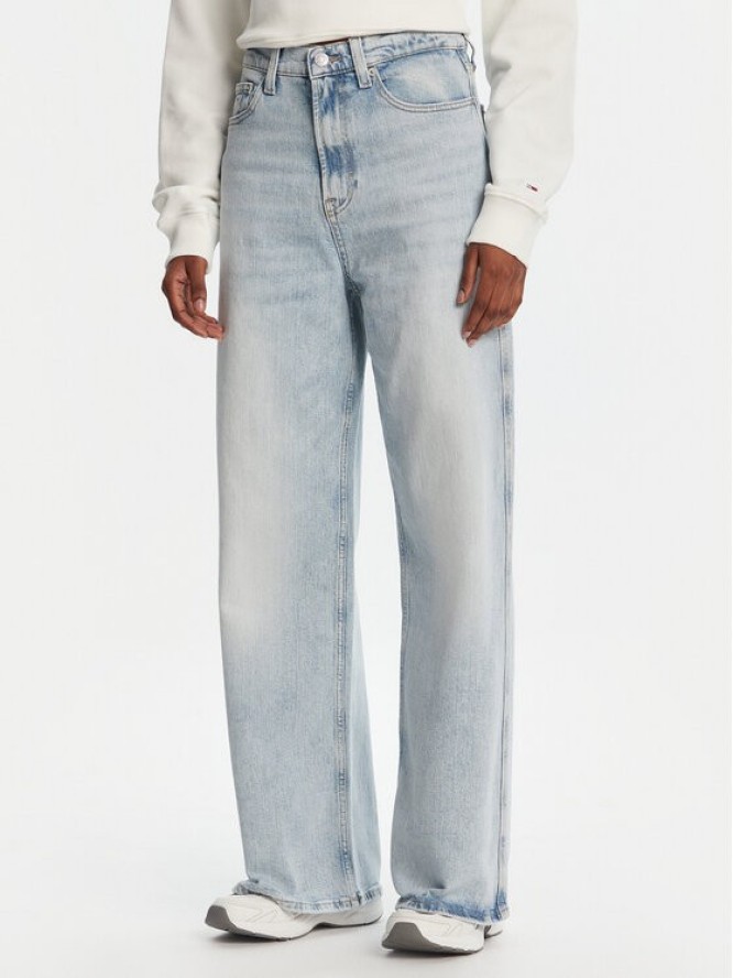 Tommy Jeans Jeansy Claire DW0DW21291 Niebieski Wide Leg