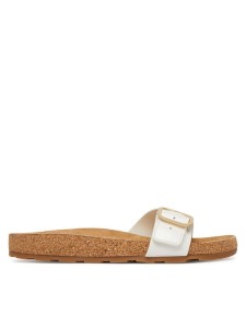 Tommy Hilfiger Klapki Cork Footbed Slip-On FW0FW09344 Biały