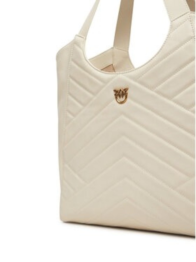 PINKO Torebka Tote Bag PE 25 PLTT 104536 A2AO Biały