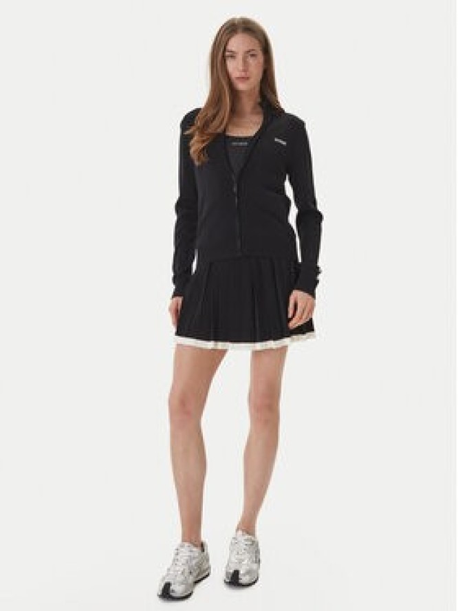 Guess Spódnica plisowana V6GD04 Z0649 Czarny Regular Fit