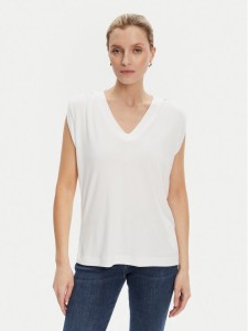 Guess Bluzka W5YP52 KCYW2 Biały Regular Fit