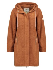 Geographical Norway Płaszcz polarowy "Tartine" w kolorze karmelowym rozmiar: L