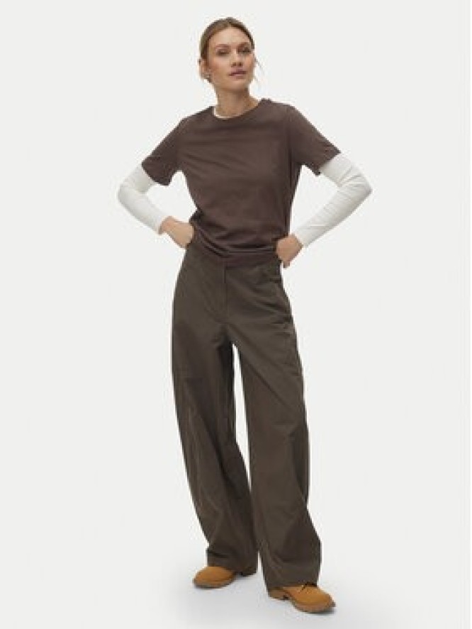 Vero Moda T-Shirt Paulina 10316991 Szary Regular Fit