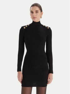 Marciano Guess Sukienka dzianinowa 5BGK52 5881Z Czarny Slim Fit