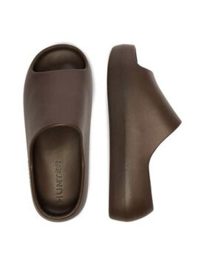 Hunter Klapki CEOWB-S55796 Brązowy ciemny