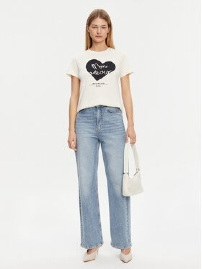 Weekend Max Mara T-Shirt Vello 2515971051 Écru Regular Fit