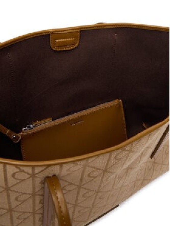 Calvin Klein Torebka Emblem Aop Jacquard LV04F3750G Khaki