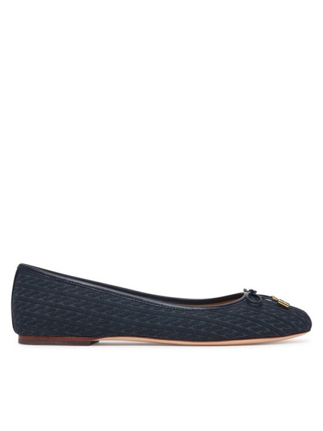 LAUREN RALPH LAUREN Baleriny 802P18430002 Granatowy