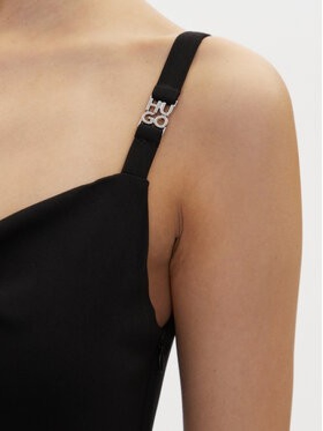 HUGO Sukienka koktajlowa Kirala 50536463 Czarny Slim Fit