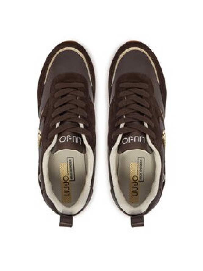 Liu Jo Sneakersy Maxi Wonder 97 BF6005 PX310 Brązowy