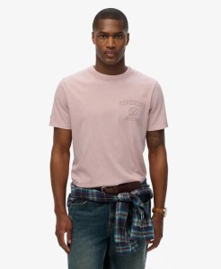 superdry Athletic Embossed Relaxed T‑Shirt – 100% cotton, luźne dopasowanie