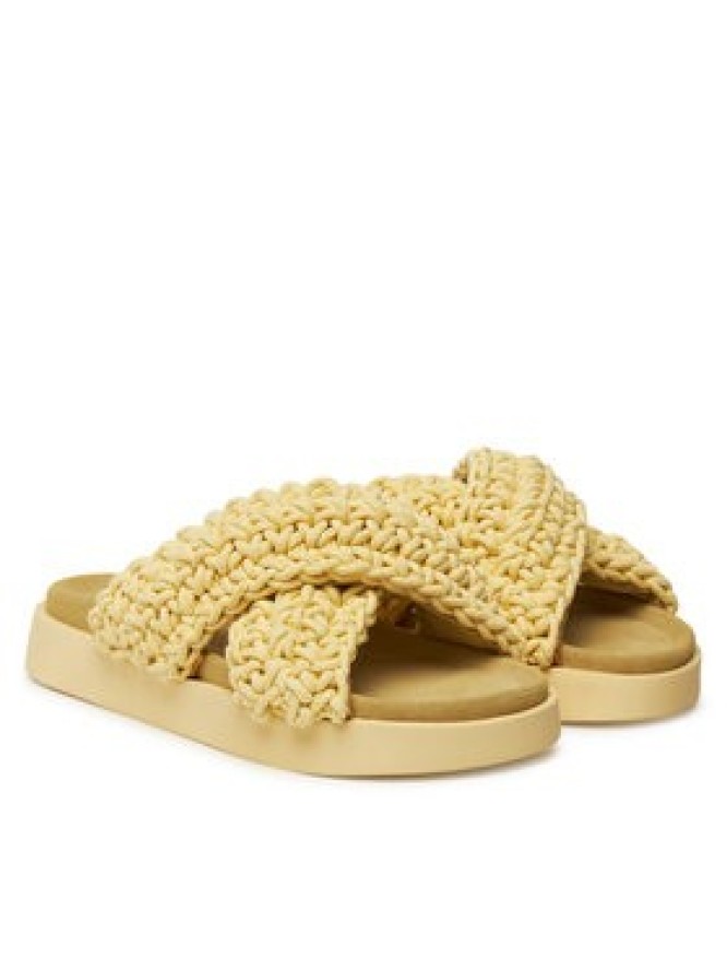 Inuikii Klapki Woven 70104-105 Żółty