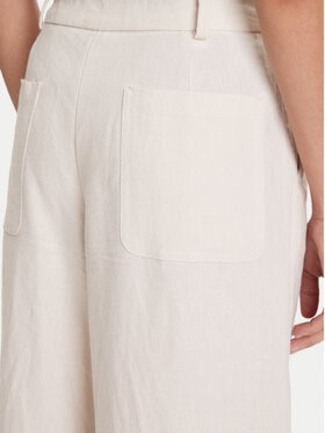 Marc O'Polo Spodnie materiałowe 503 0066 10053 Beżowy Wide Fit