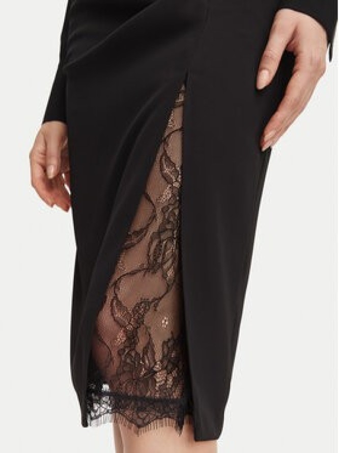 Rinascimento Spódnica ołówkowa CFC0130486003 Czarny Slim Fit