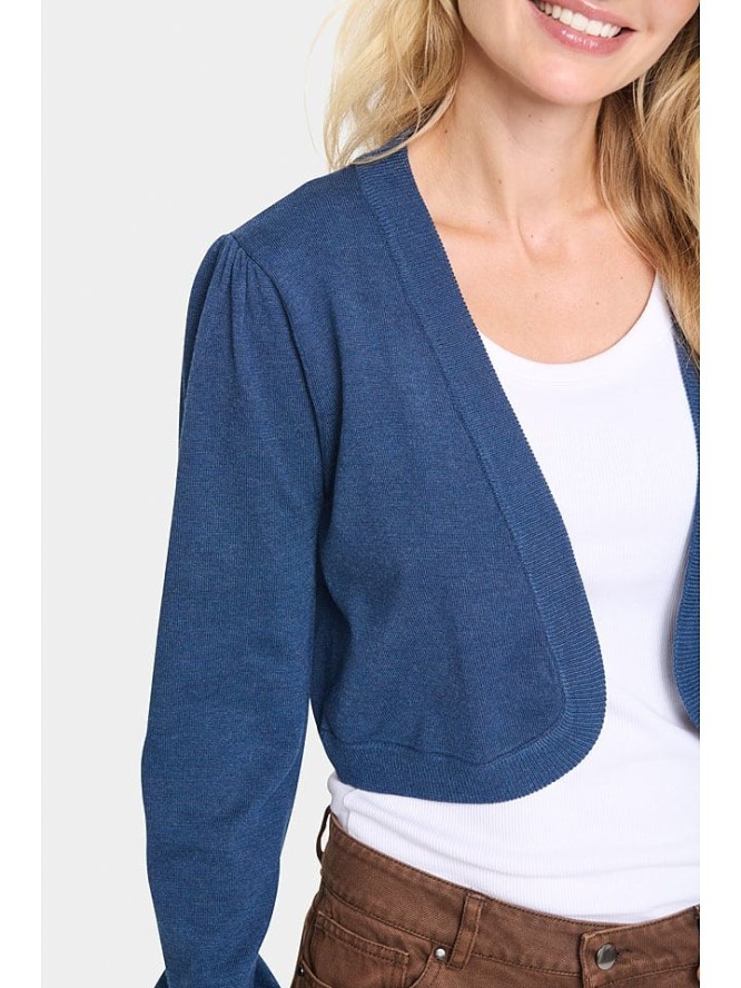 SAINT TROPEZ Bolerko "Mila" w kolorze niebieskim rozmiar: S