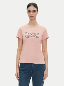 Pepe Jeans T-Shirt Rosalind PL506034 Różowy Regular Fit