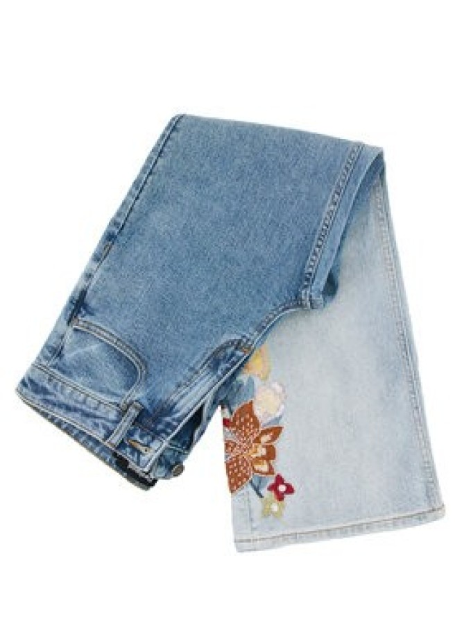 Desigual Jeansy Coco 26SWDD20 Niebieski Straight Fit