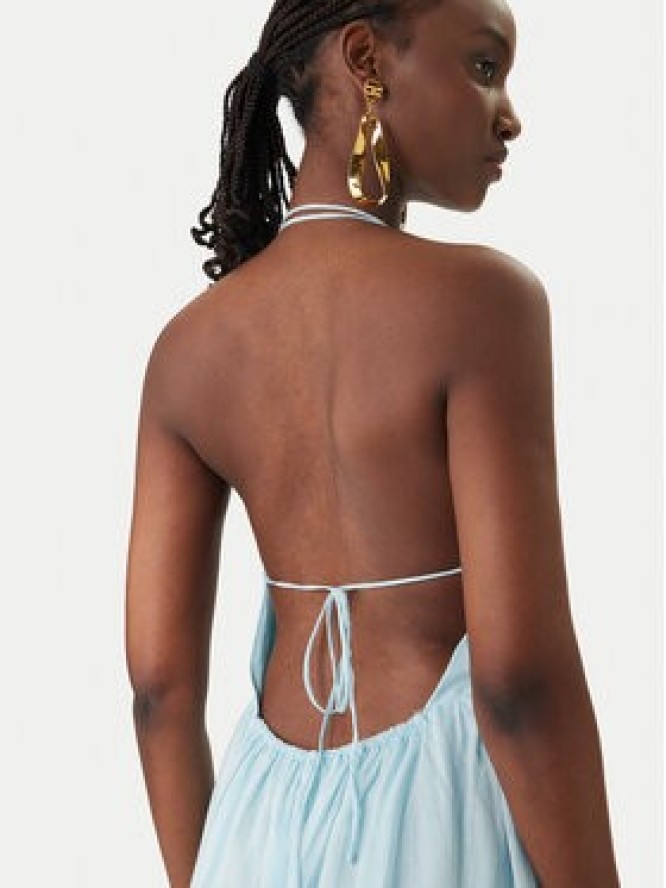 Bardot Sukienka koktajlowa Arletha Halter 59963DB3 Błękitny Regular Fit