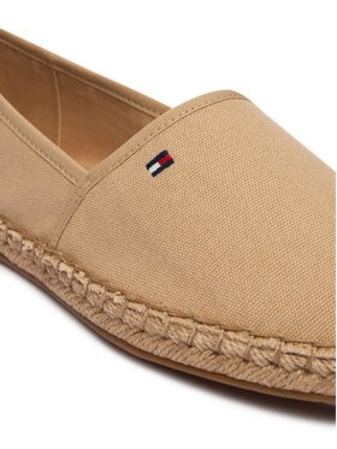 Tommy Hilfiger Espadryle Flag Canvas Espadrille FW0FW08541 Beżowy