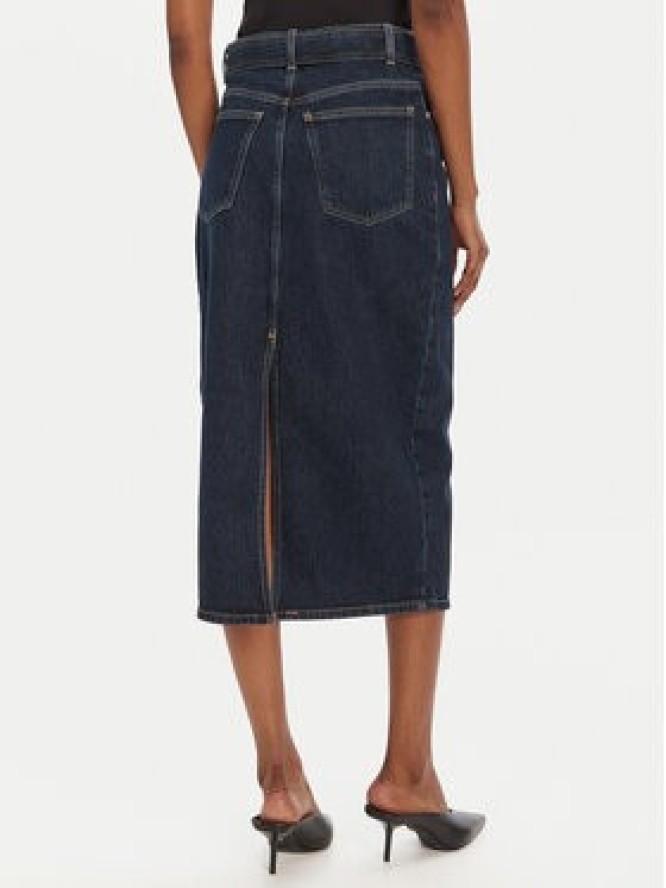 HUGO Spódnica jeansowa Gatje_2 50541495 Granatowy Regular Fit