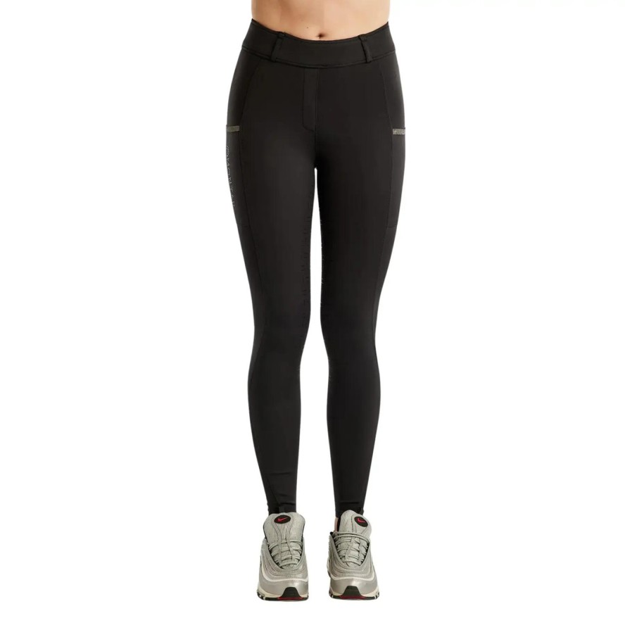 Damskie legginsy jeździeckie z pełną przyczepnością Montar Gloria Caviar Tape