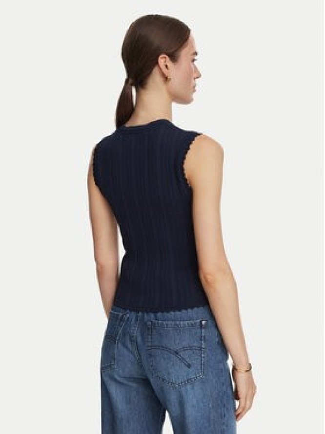 Guess Bluzka W6YR24 Z0970 Granatowy Regular Fit
