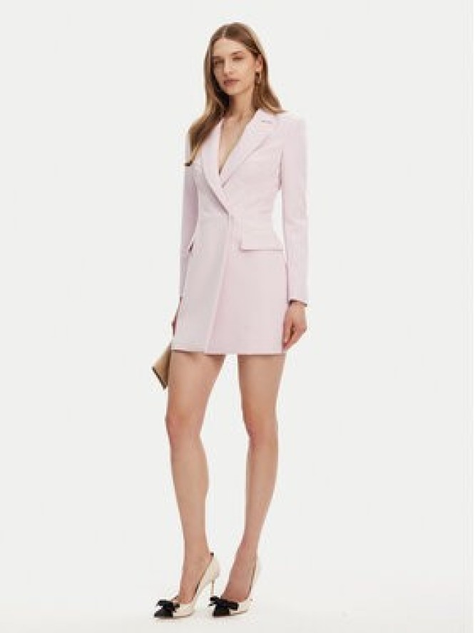 Elisabetta Franchi Sukienka koktajlowa AB-734-51E2-V600 Różowy Regular Fit