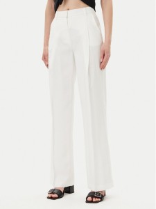 Silvian Heach Spodnie materiałowe Nieva GPP25374PA Biały Wide Leg