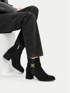 Nine West Botki CEO-NIBAL-01 Czarny