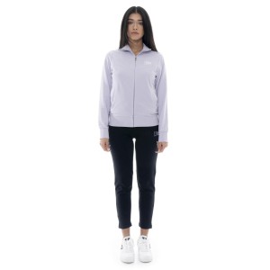 Bluza z bawełna z zamek błyskawiczny na co dzień