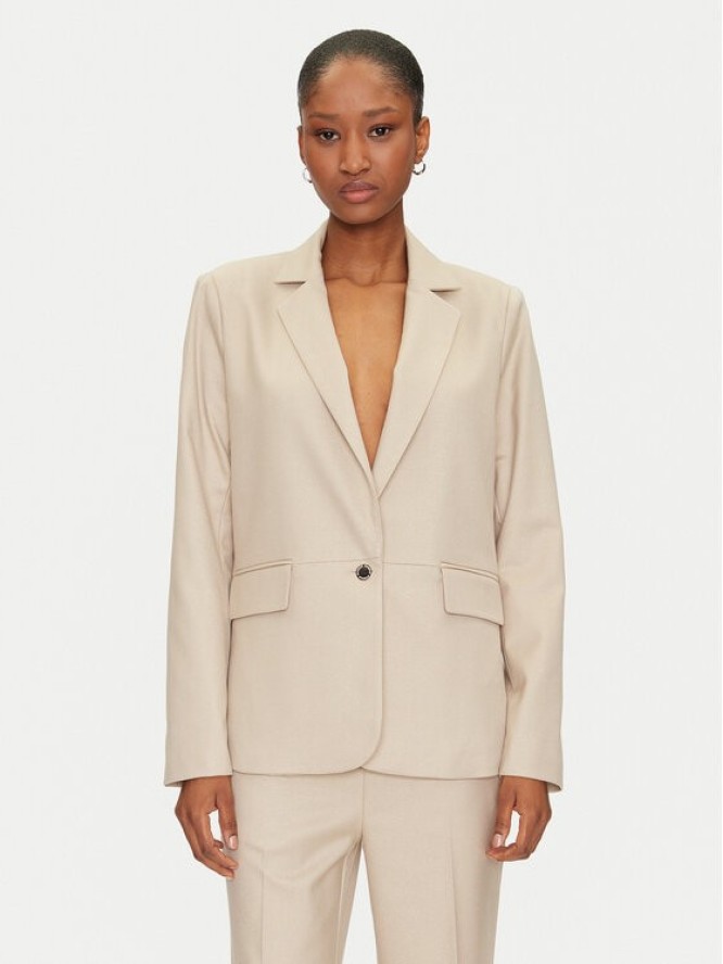 Morgan Marynarka 251-VLUX.F Beżowy Regular Fit