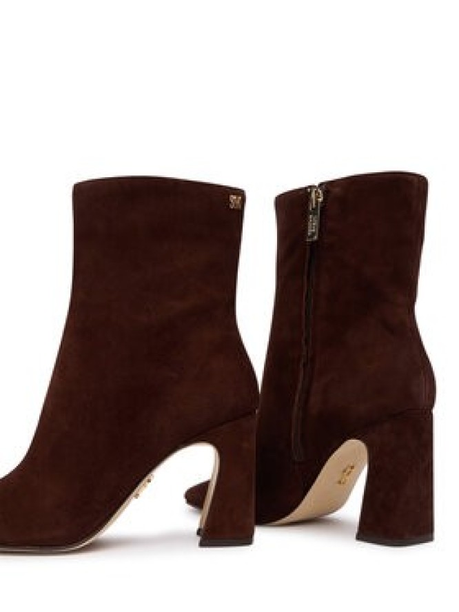 Steve Madden Botki Flares 11005754 Brązowy ciemny