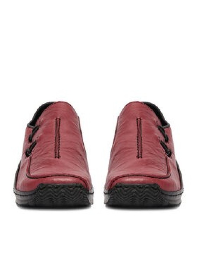 Rieker Półbuty L1751-35 Bordowy