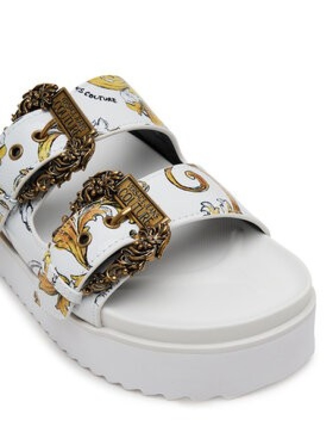 Versace Jeans Couture Klapki 78VA3SM1 ZS366 G03 Biały