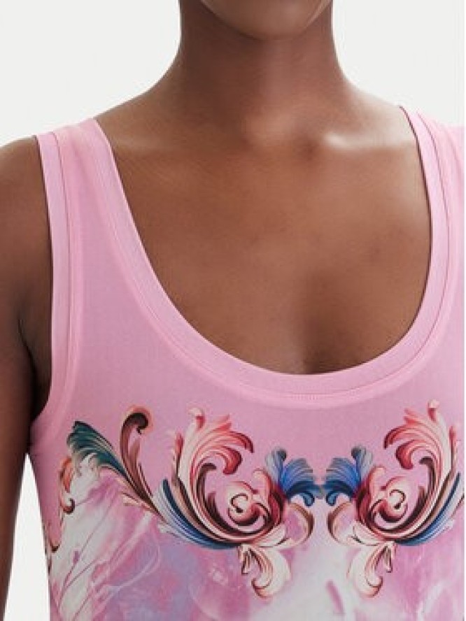 Versace Jeans Couture Sukienka codzienna 80HAO9P6 JS545 Różowy Slim Fit