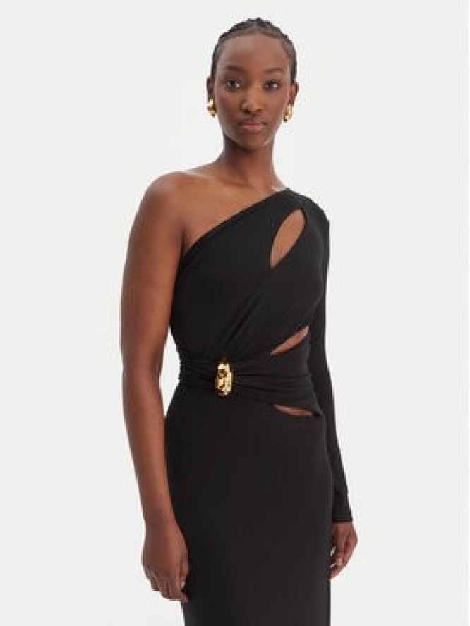 Elisabetta Franchi Sukienka wieczorowa AB-R25-61E2-V690 Czarny Regular Fit