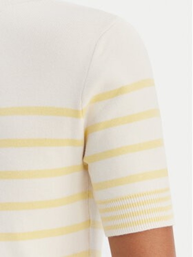 Morgan Sweter 251-MTERI Żółty Slim Fit