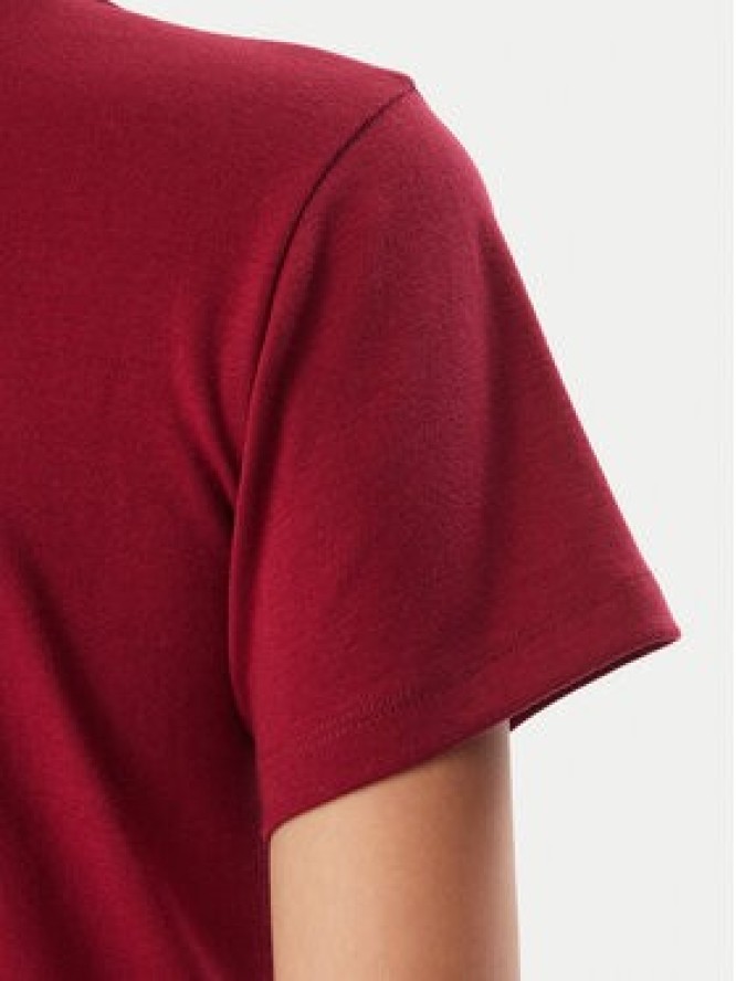 HUGO T-Shirt Deloris 50512002 Czerwony ciemny Slim Fit