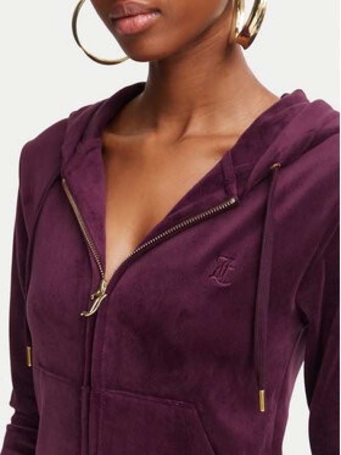 Juicy Couture Bluza Robertson JCAP176G Fioletowy Slim Fit