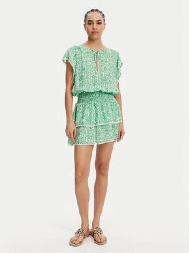 Melissa Odabash Sukienka letnia Keri Zielony Regular Fit