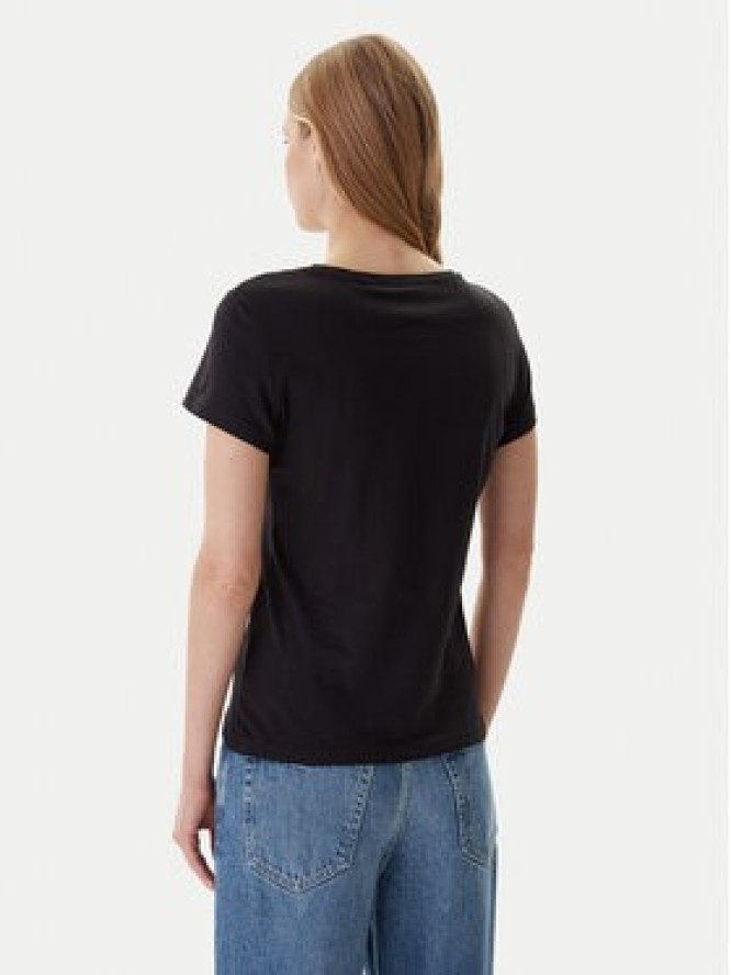 Mustang T-Shirt Loa 1016754 Czarny Slim Fit