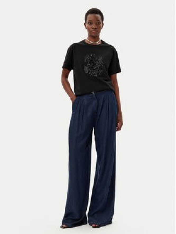 Liu Jo T-Shirt WA5230 JS904 Czarny Regular Fit