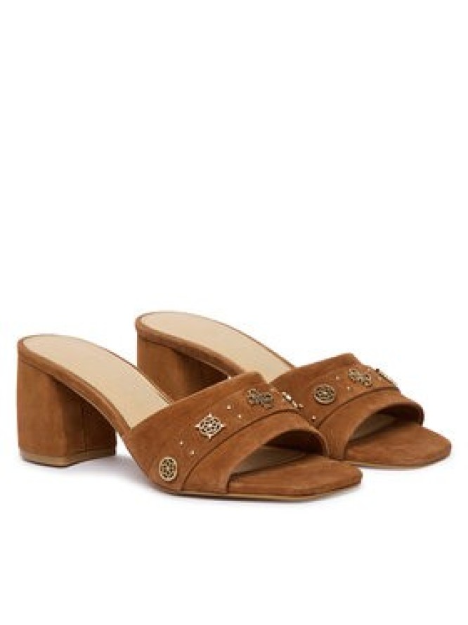 Guess Klapki FLJGU2 SUE03 Brązowy jasny