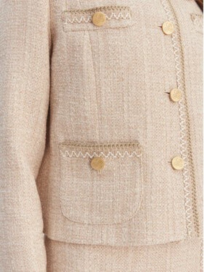 Luisa Spagnoli Marynarka Vasari 542790 Beżowy Regular Fit