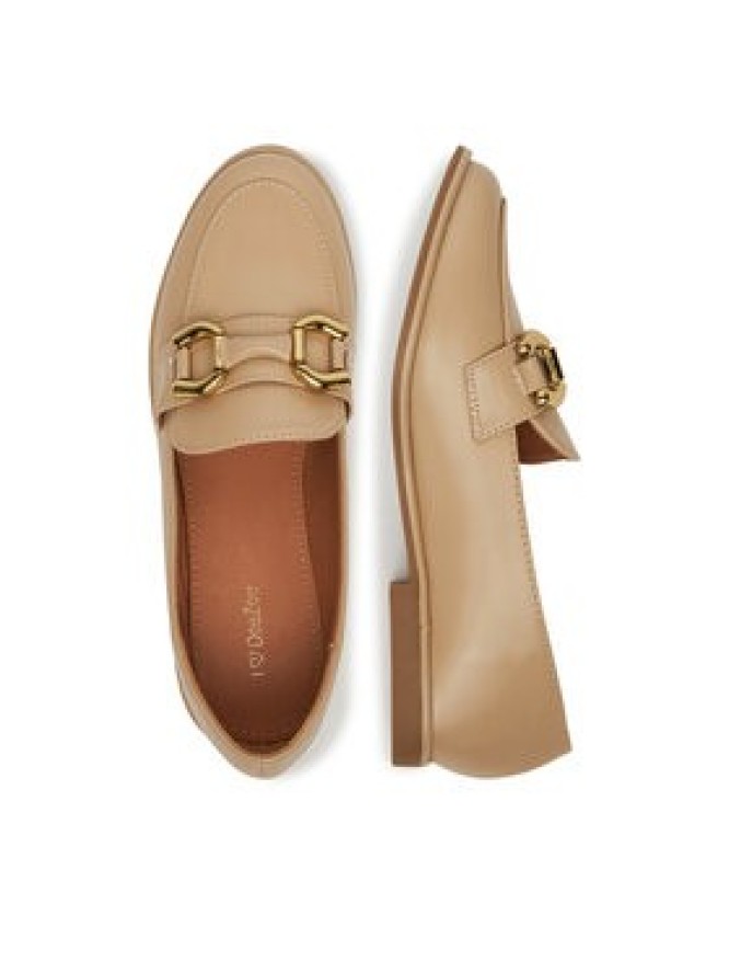 DeeZee Loafersy Y066 Beżowy