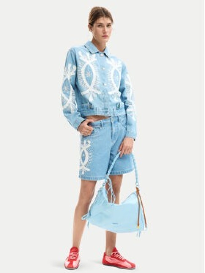 Desigual Szorty jeansowe Wakand 26SWDD45 Niebieski Relaxed Fit